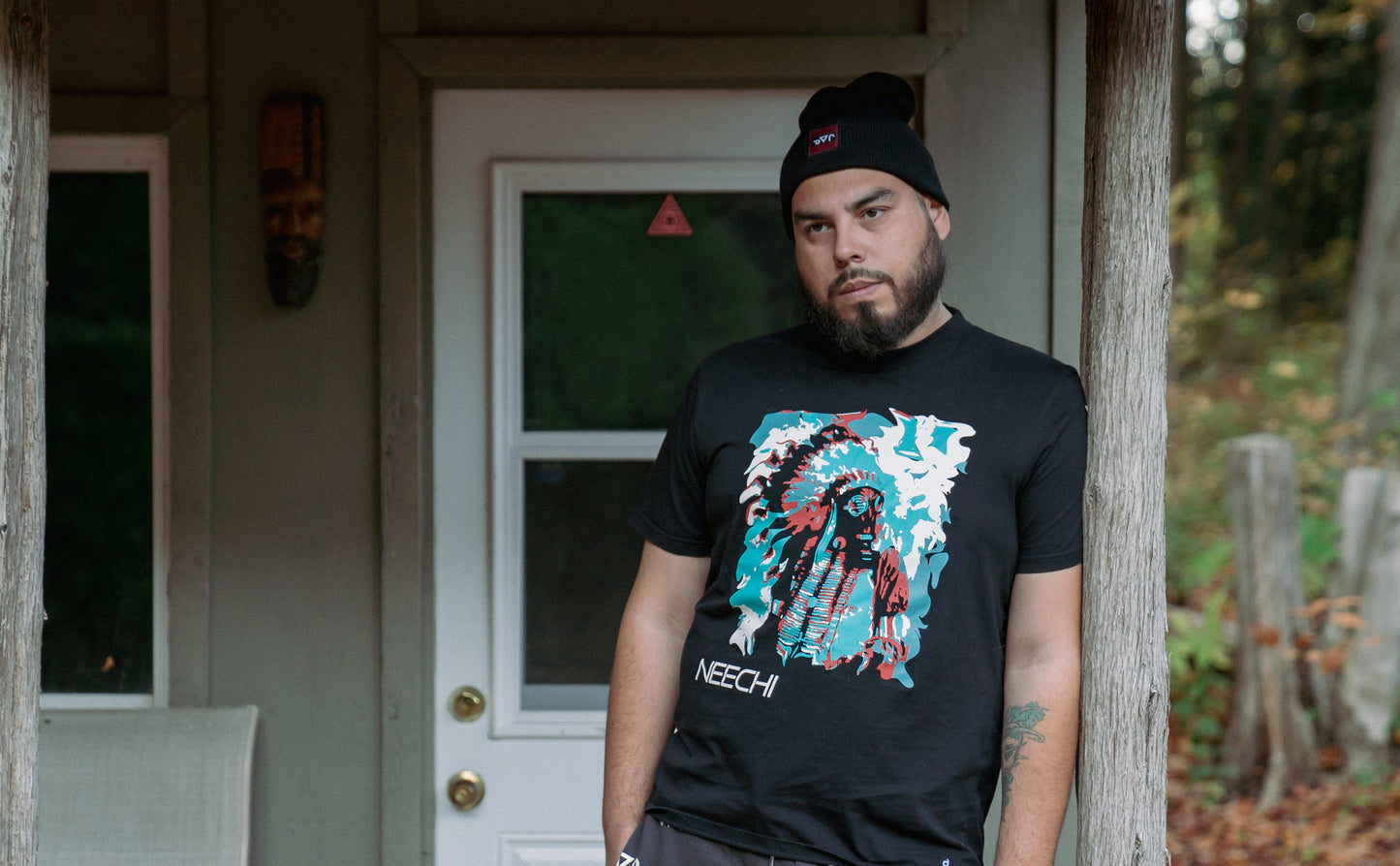 Neechi. Bc Gas-mask Chief Crew Neck T-Shirt