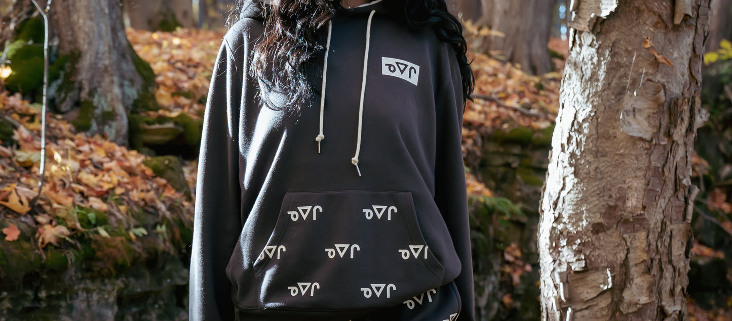 Neechi Syllabic Print Hoodie