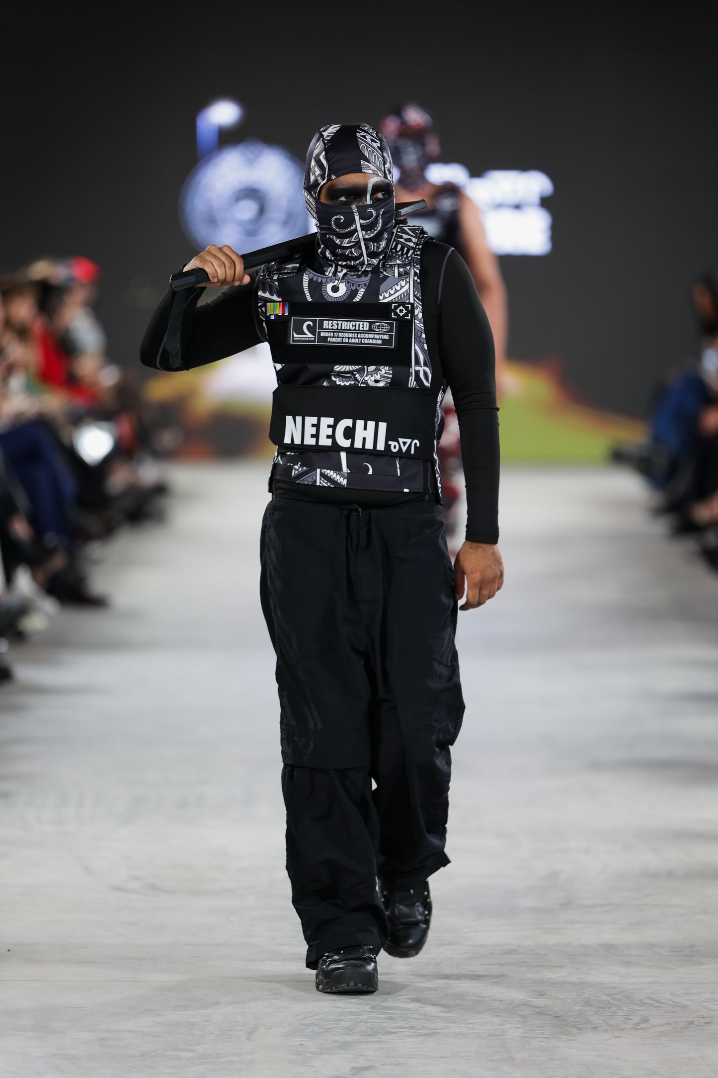 Neechi Brother Feather Print Tactical Vest