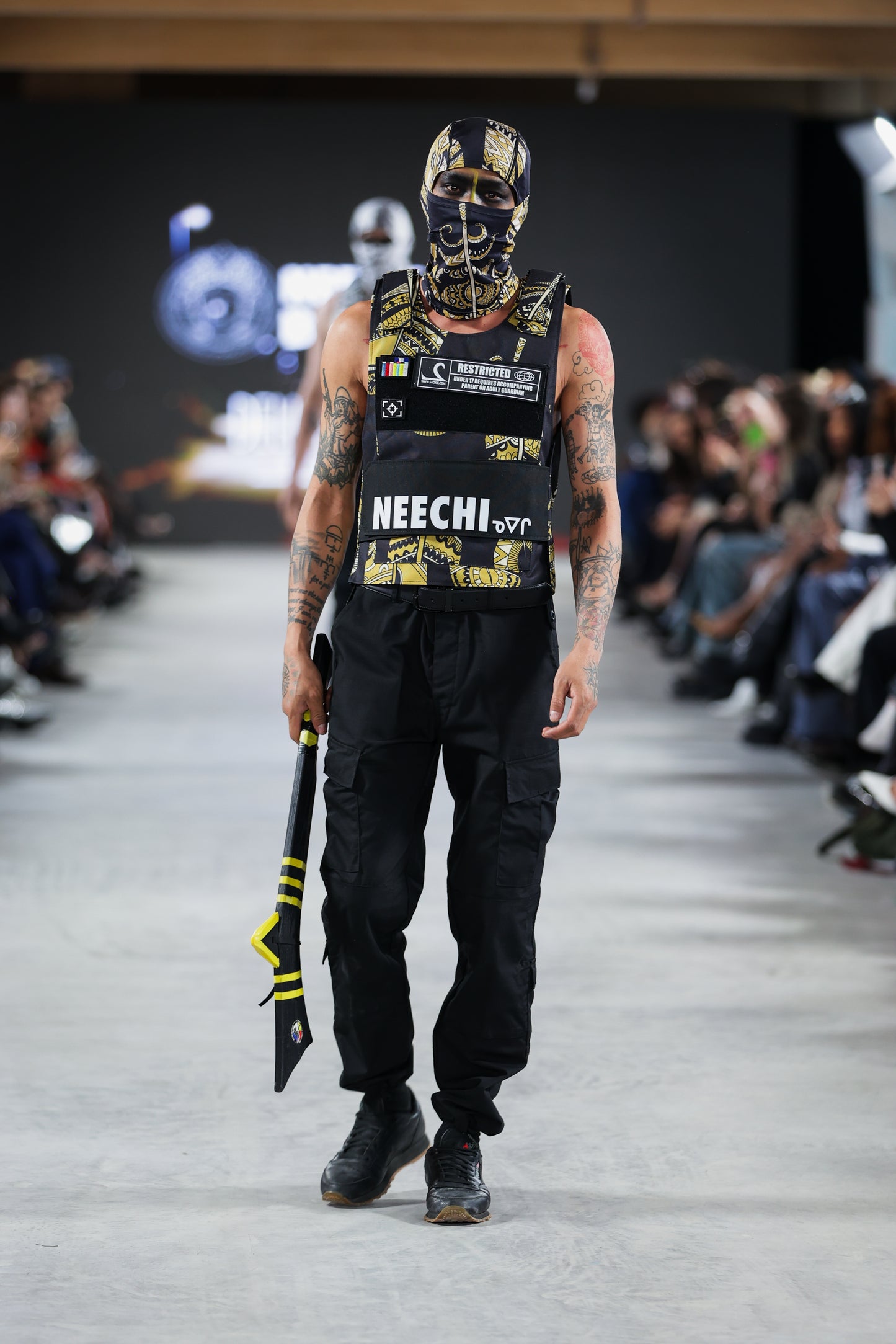 Neechi Brother Feather Print Tactical Vest