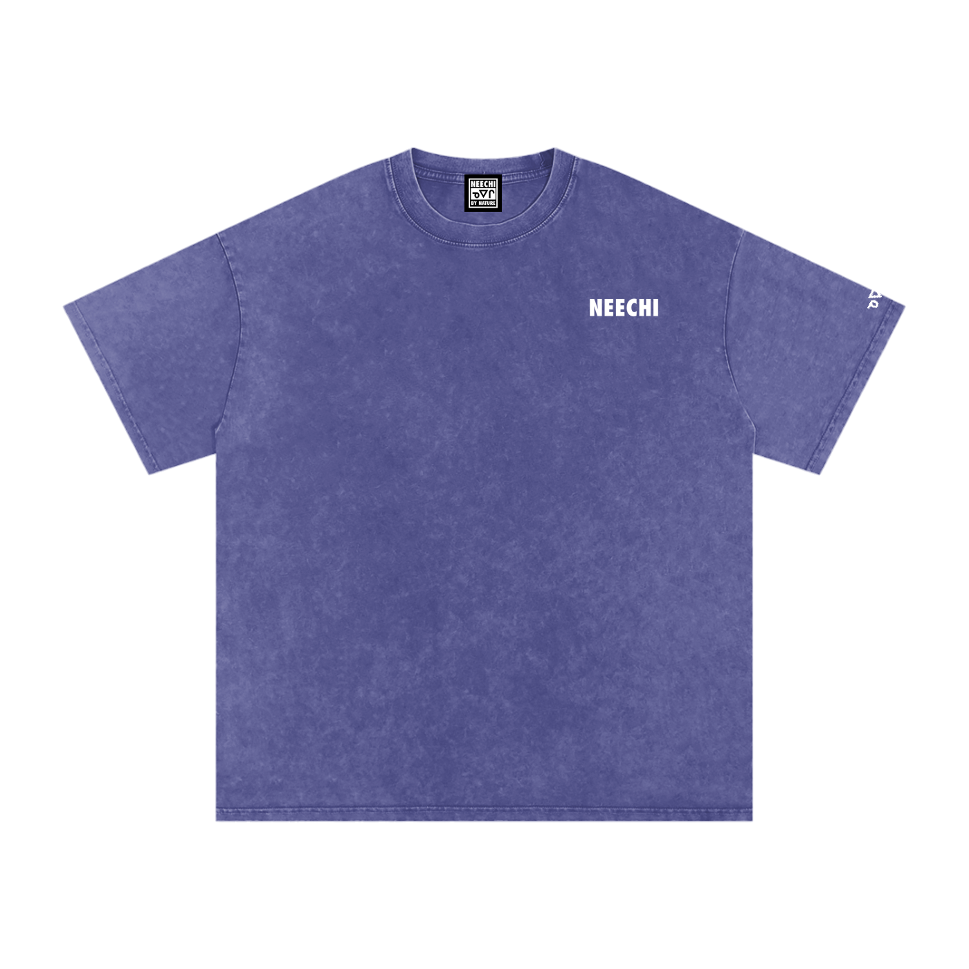 Matoaka Head (White Print) Snow Washed T-Shirt