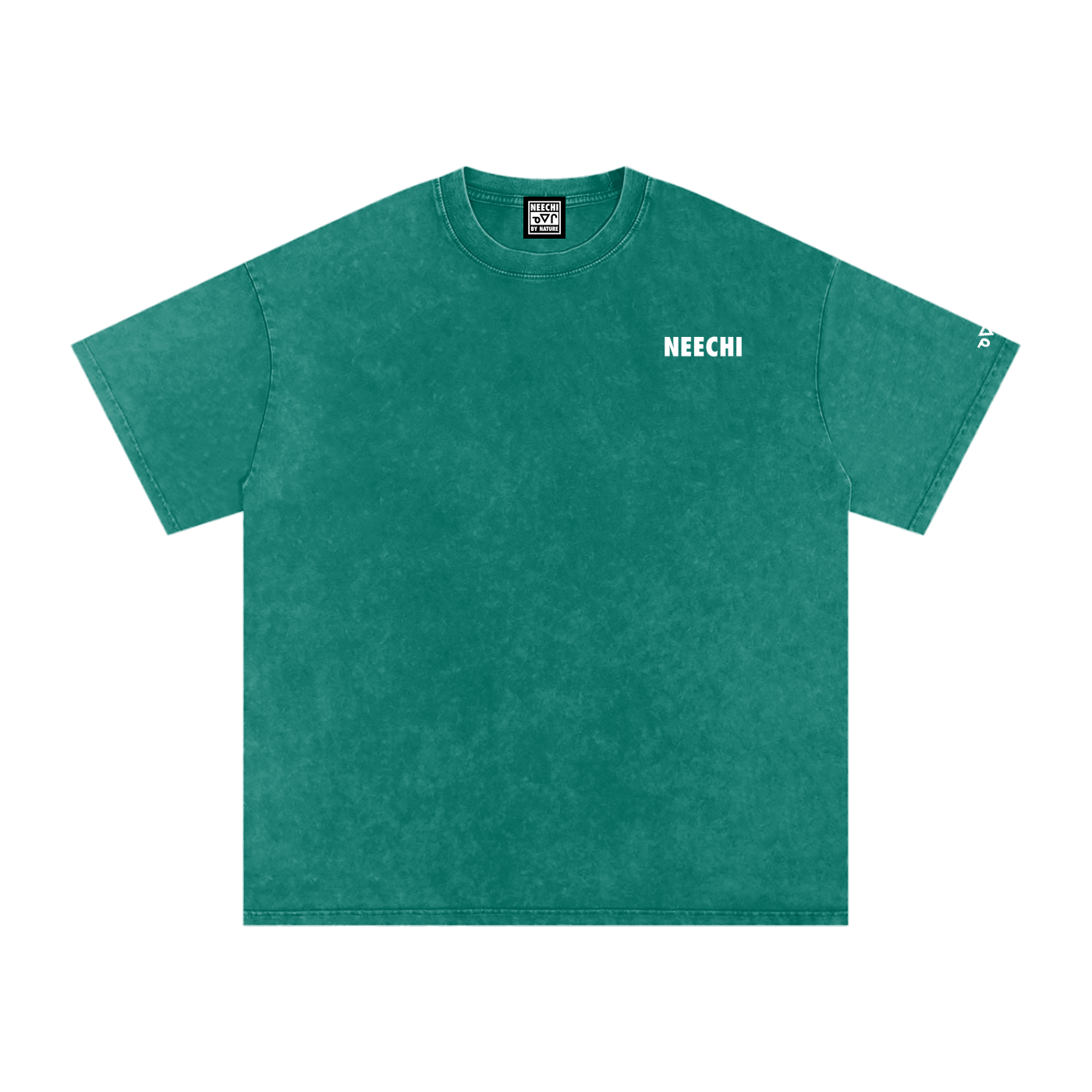 Matoaka Head (White Print) Snow Washed T-Shirt