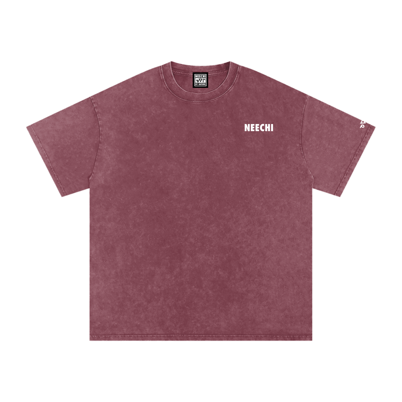 Matoaka Head (White Print) Snow Washed T-Shirt