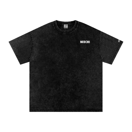Matoaka Head (White Print) Snow Washed T-Shirt