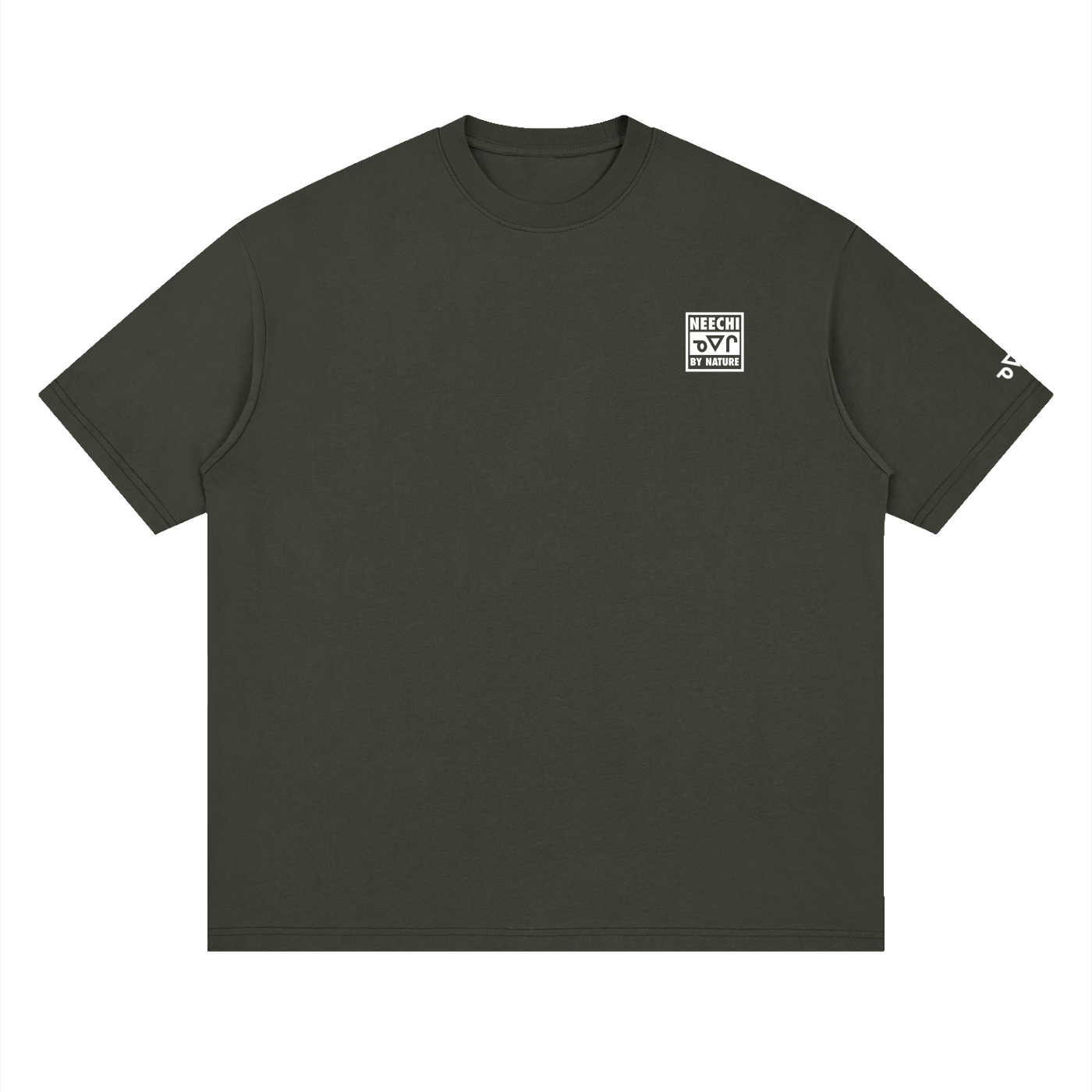 Gas Mask Chief  -  Loose Drop Shoulder T-Shirt