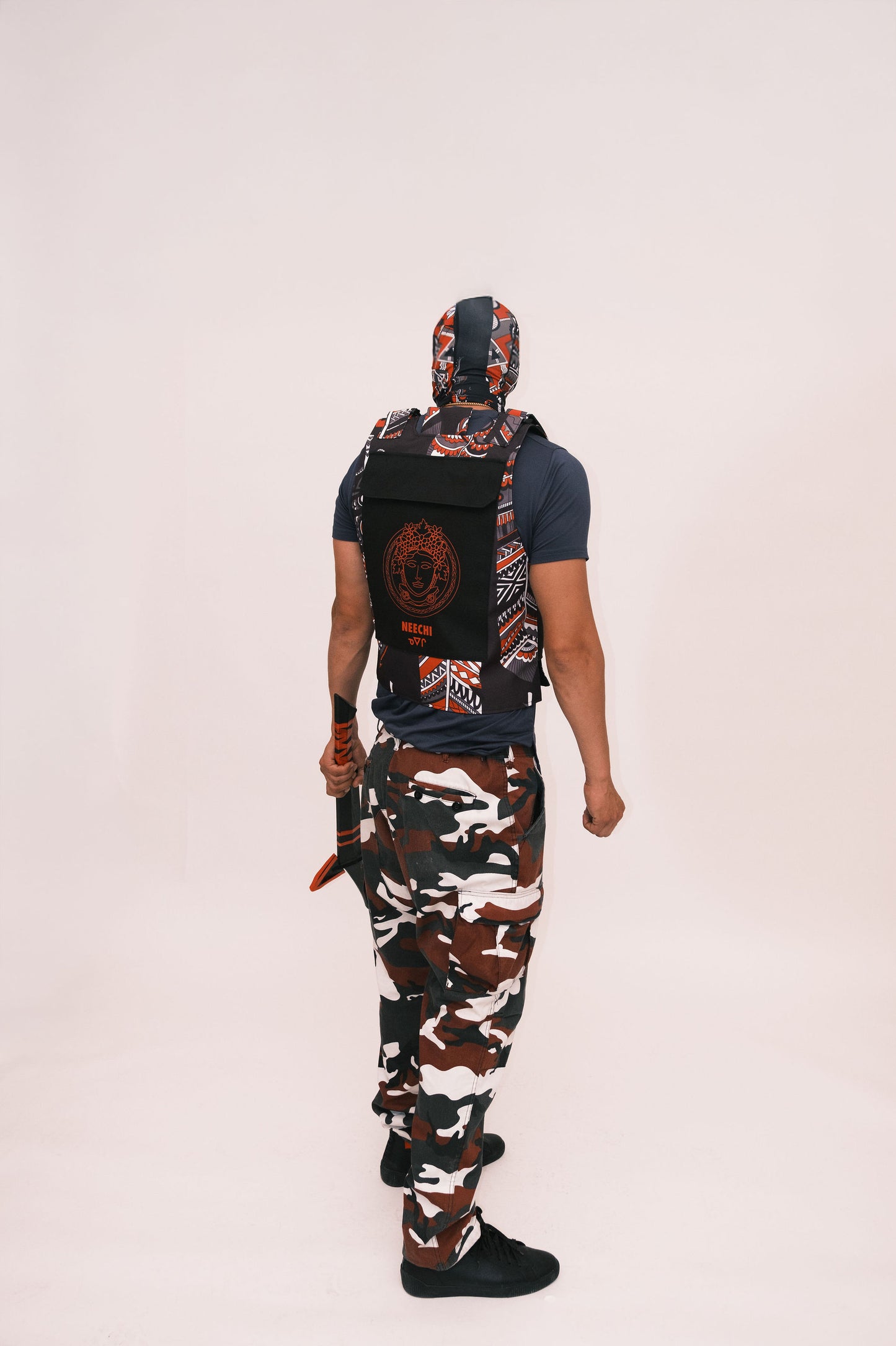 Neechi Brother Feather Print Tactical Vest