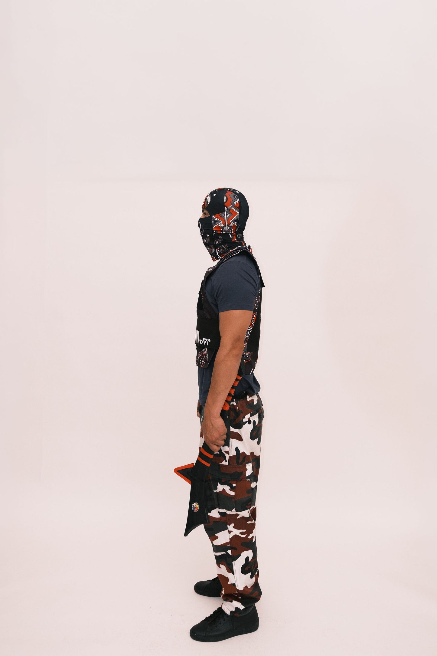 Neechi Brother Feather Print Tactical Vest