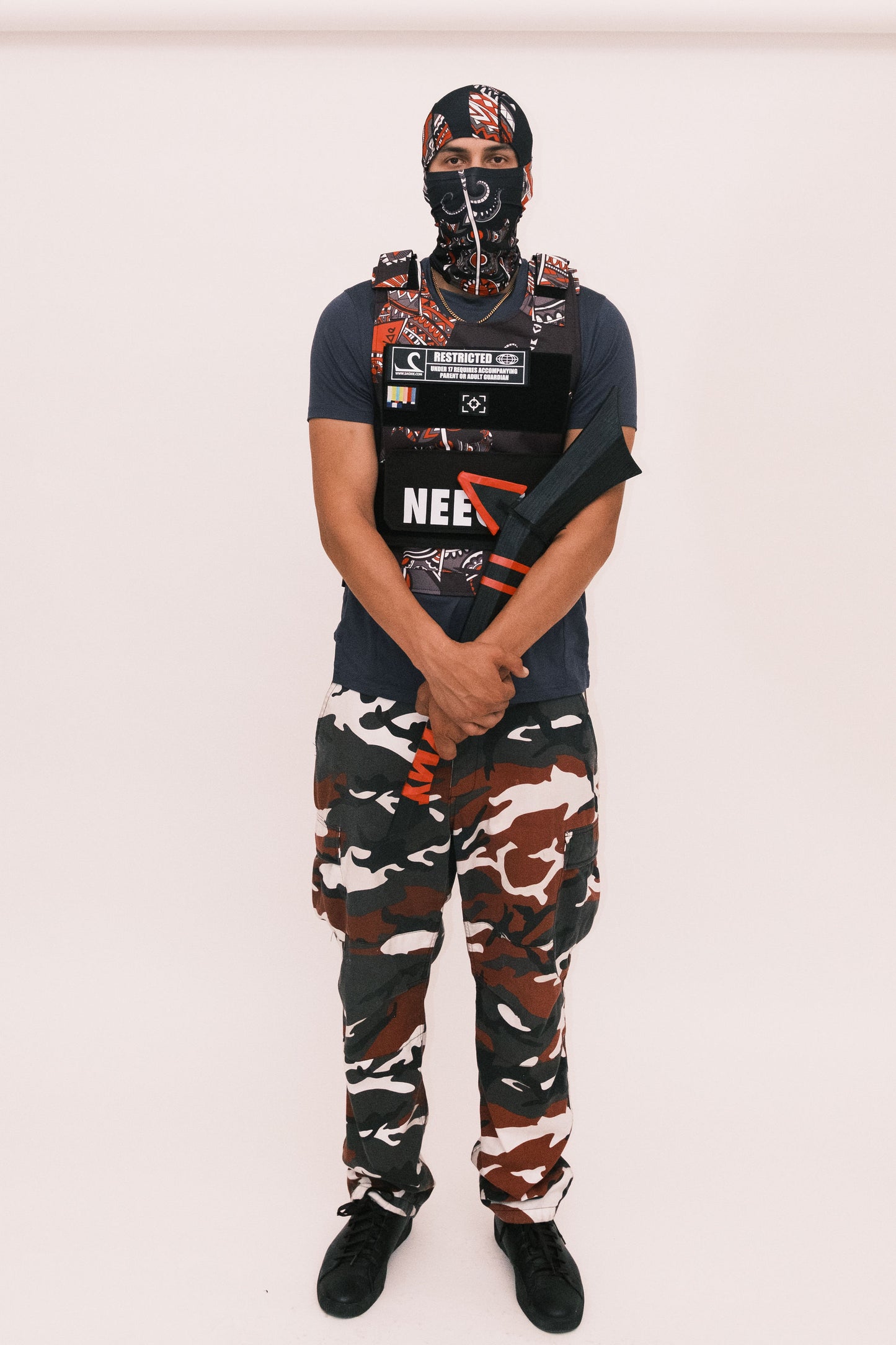 Neechi Brother Feather Print Tactical Vest