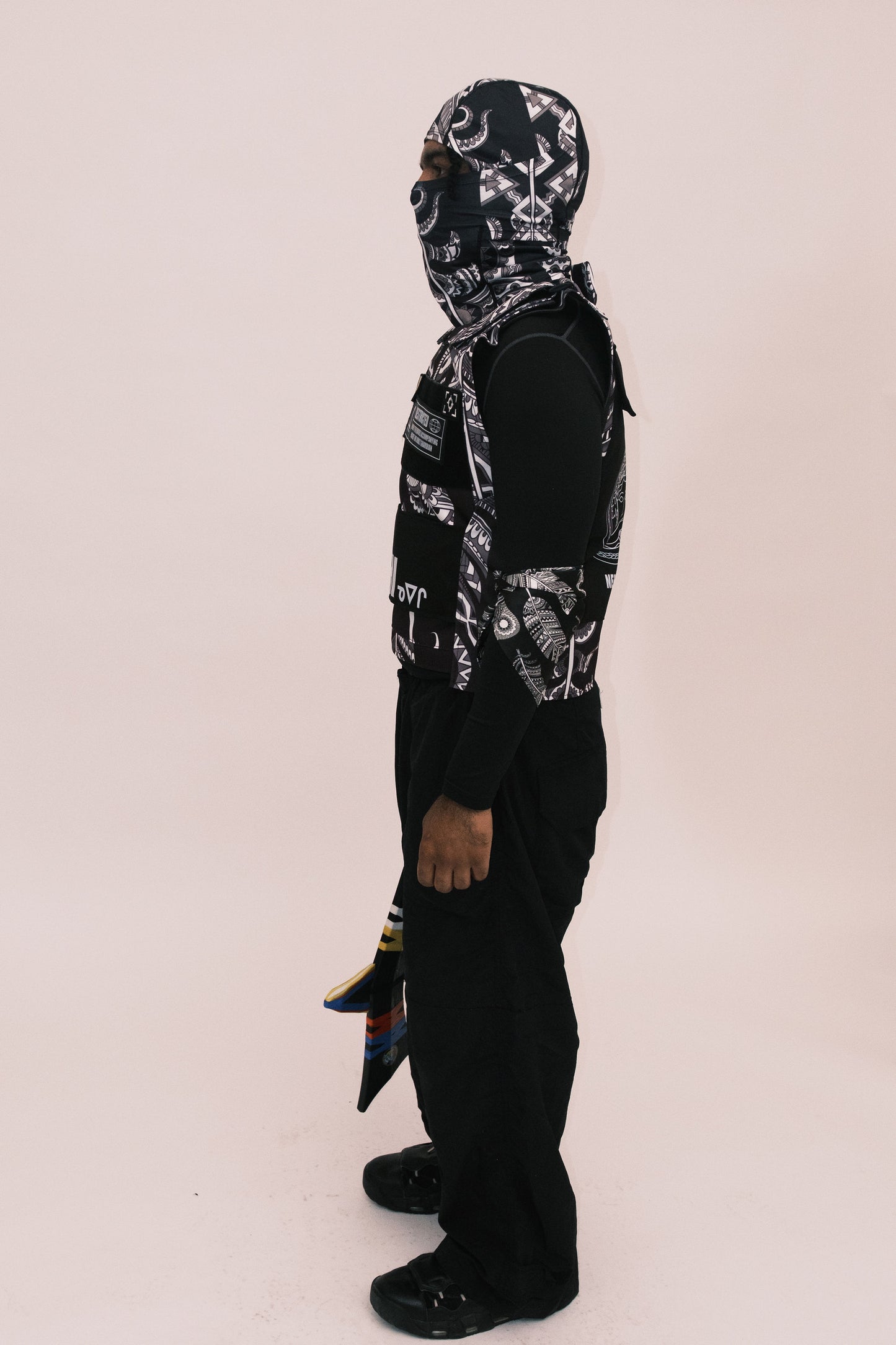 Neechi Brother Feather Print Tactical Vest