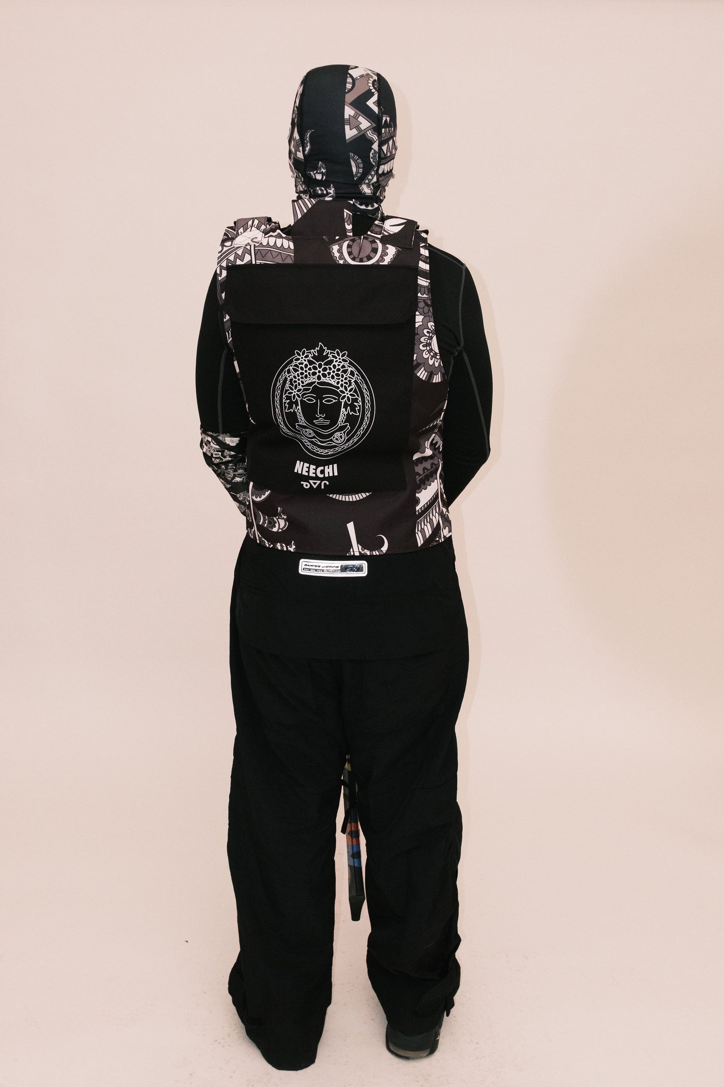 Neechi Brother Feather Print Tactical Vest