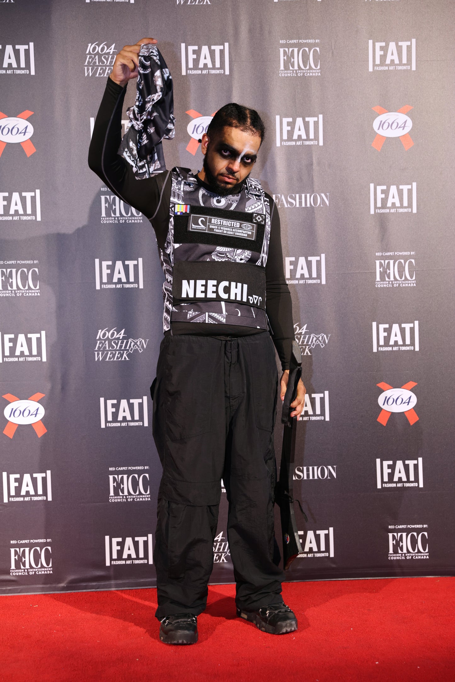 Neechi Brother Feather Print Tactical Vest