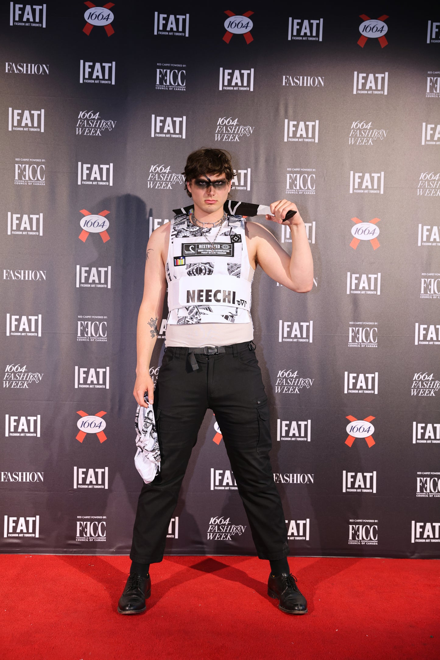 Neechi Brother Feather Print Tactical Vest