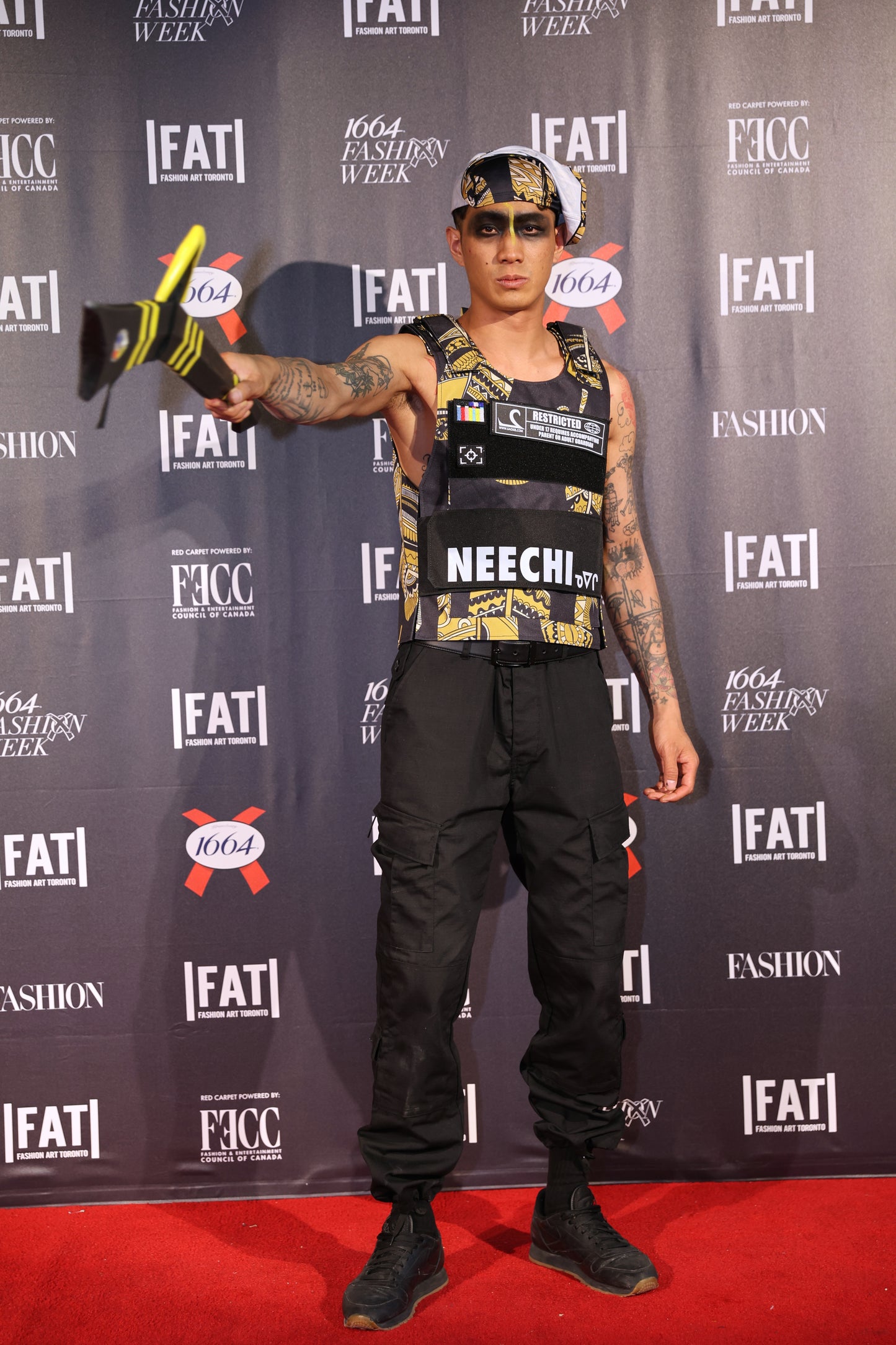 Neechi Brother Feather Print Tactical Vest