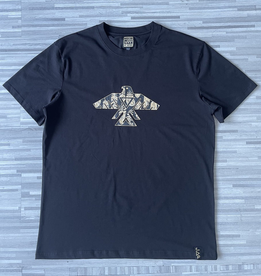 Neechi Gold Feather Thunderbird T-Shirt